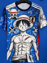 26/27Japan Lanbai Scar Luffy Fans Soccer Jersey