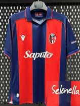 26/27 Bologna Home  Fans Soccer Jersey