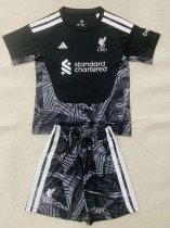 26/27 LIV Goalkeeper Black Kids Soccer Jersey
