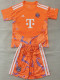 26/27 Bayern  Goalkeeper Orange Kids Soccer Jersey