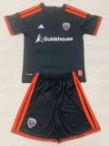 26/27 D.C.United Black Kids Soccer Jersey