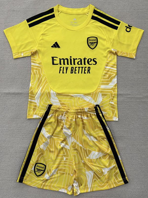 26/27 ARS Goalkeeper Yellow Kids Soccer Jersey