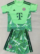 26/27 Bayern  Goalkeeper Green Kids Soccer Jersey