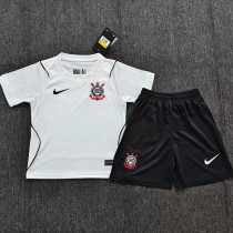 26/27 Corinthians Home Kids Soccer Jersey#
