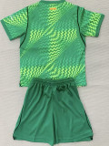 26/27 BAR Goalkeeper Green Kids Soccer Jersey