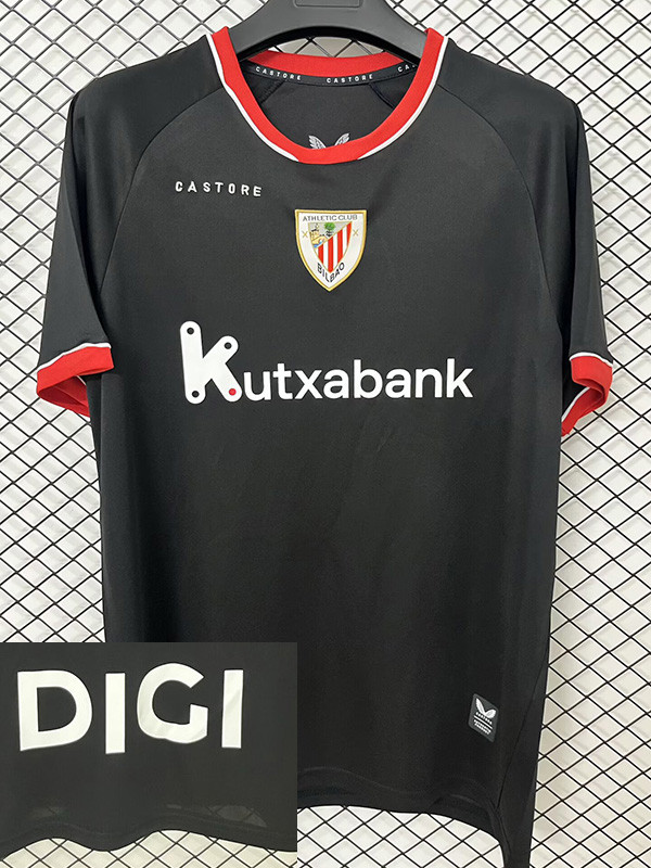26/27 Bilbao Black Fans Soccer Jersey