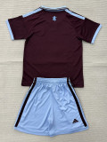 26/27 Aston Villa Home Kids Soccer Jersey