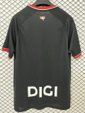 26/27 Bilbao Black Fans Soccer Jersey