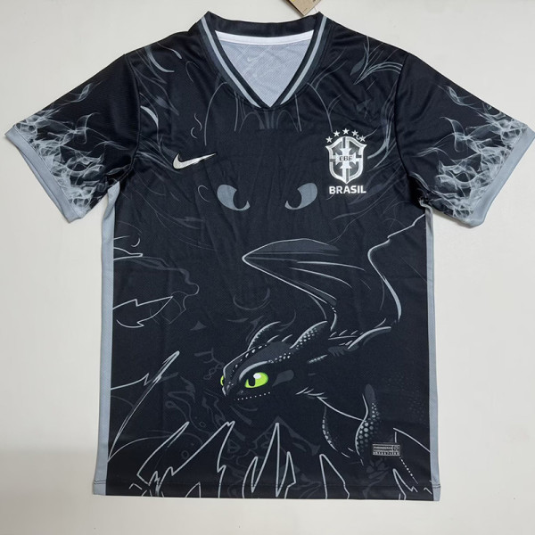 26/27 Brazi Special Edition Black Fans Soccer Jersey