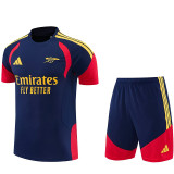 26/27 ARS Royal Blue& Blue Shorts Training Shorts Suit(胸前带广告)
