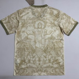 26/27 Brazi Ｇoddess Edition khaki Fans Soccer Jersey