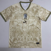 26/27 Brazi Ｇoddess Edition khaki Fans Soccer Jersey