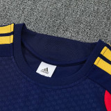 26/27 ARS Royal Blue& Blue Shorts Training Shorts Suit(胸前带广告)