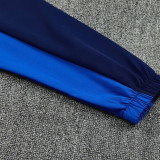 26/27 France Royal Blue Hooded Windbreaker Tracksuit