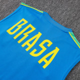 26/27 Brazil Lake Blue Tank top and shorts suit#D26030