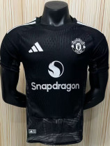 26/27 Man Utd Goalkeeper Black Player Version Soccer Jersey