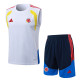 26/27Colombia White Tank top and shorts suit#D26023