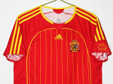 2006 Spain Home Retro Soccer Jersey