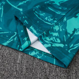 26/27 RMA Deep Green Inkjet Tank top and shorts suit#D26036