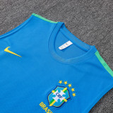 26/27 Brazil Lake Blue Tank top and shorts suit#D26030