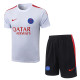 26/27 PSG White Training Short Suit#J26034(胸前红广告）