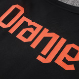 26/27 Netherlands Black Tank top and shorts suit#D26038