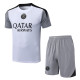 26/27 PSG Jordan White Training Short Suit #J26025(乔丹版黑色广告)