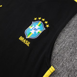 26/27 Brazil Black Tank top and shorts suit#D26029