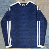 26/27 Scotland Home Long Sleeve Fans Soccer Jersey