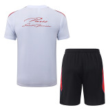 26/27 PSG White Training Short Suit#J26034(胸前红广告）