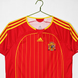 2006 Spain Home Retro Soccer Jersey