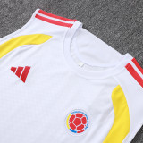 26/27Colombia White Tank top and shorts suit#D26023