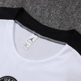 26/27 PSG Jordan White Tank top and Grey shorts suit#D26027(黑广告与灰裤)