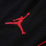26/27 Brazil Black Tank top and shorts suit#D26028(红色衣边)