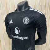 26/27 Man Utd Goalkeeper Black Player Version Soccer Jersey