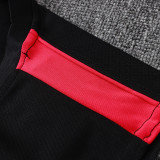 26/27 Brazil Black Tank top and shorts suit#D26028(红色衣边)