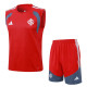 26/27 Internacional Red Tank top and shorts suit#D26015