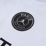 26/27 PSG Jordan White Tank top and Grey shorts suit#D26027(黑广告与灰裤)