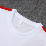 26/27 PSG White Training Short Suit#J26034(胸前红广告）