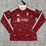 26/27 LIV Home Long Sleeve Fans Soccer Jersey