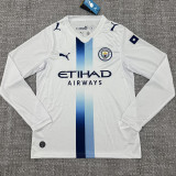 26/27 Man City Away Long Sleeve Fans Soccer Jersey