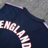 26/27 England Royal Blue Tank top and shorts suit#D26042