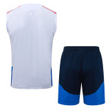 26/27Colombia White Tank top and shorts suit#D26023