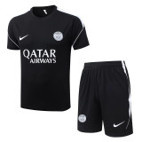 26/27 PSG Jordan Black Training Short Suit #J26024(乔丹版白色广告)