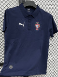 26/27 Portugal Royal Blue Leisure quick drying Men's Polo-shirt Top#PL6617