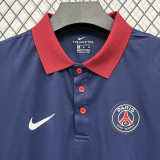 26/27 PSG Royal Blue Leisure quick drying Men's Polo-shirt Top#PL7703
