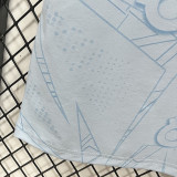 26/27 Sky Blue On Leisure quick drying Men's T-shirt Top#A332