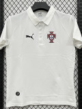 26/27 Portugal White Leisure quick drying Men's Polo-shirt Top#PL6617