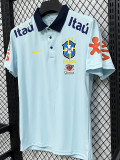 26/27 Brazil Sky Blue Leisure quick drying Men's Polo-shirt Top#PL7701