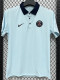 26/27 PSG Sky Blue Leisure quick drying Men's Polo-shirt Top#PL7703